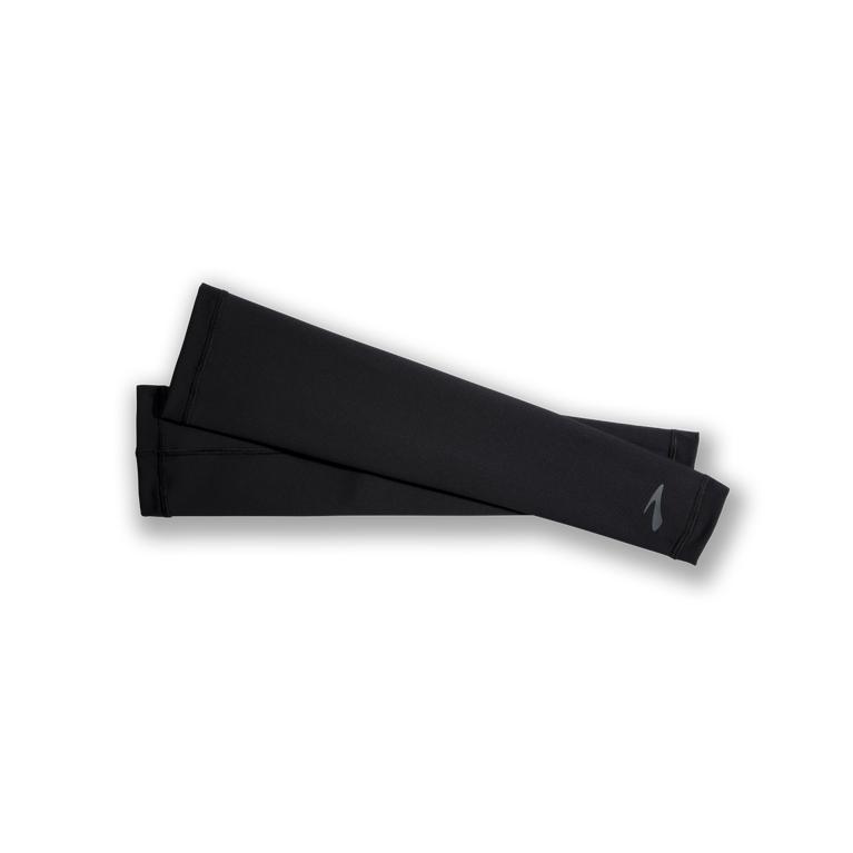 Brooks Source Midweight Arm Warmers - Women's - Black (86940-VTPJ)